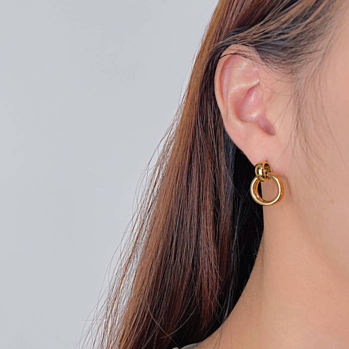Wholeale Stainless Steel Womens Fashion Earrings