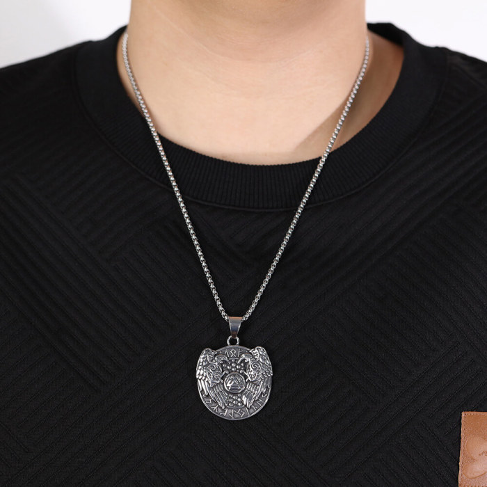 Wholesale Stainless Steel Viking Eagle Pendant