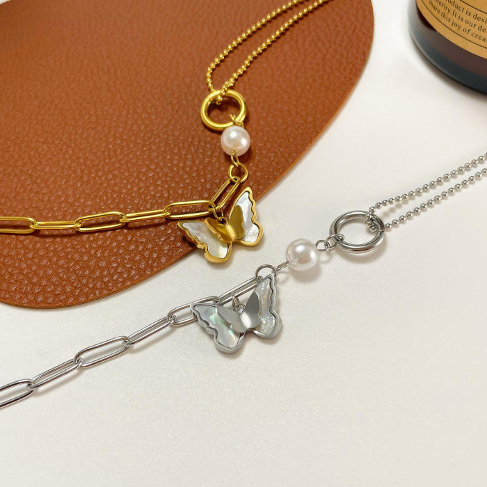 Wholesale Stainless Steel Butterfly Bracelet