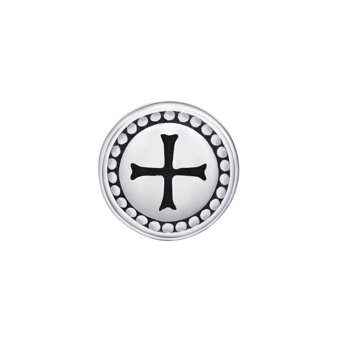Wholesale Stainless Steel Mens Cross Stud Earring