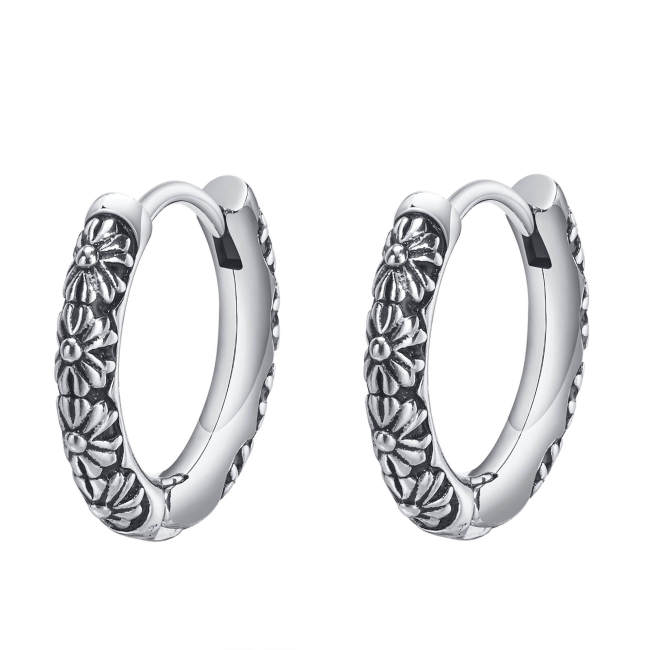 Wholesale Stainless Steel Earring with Daisy