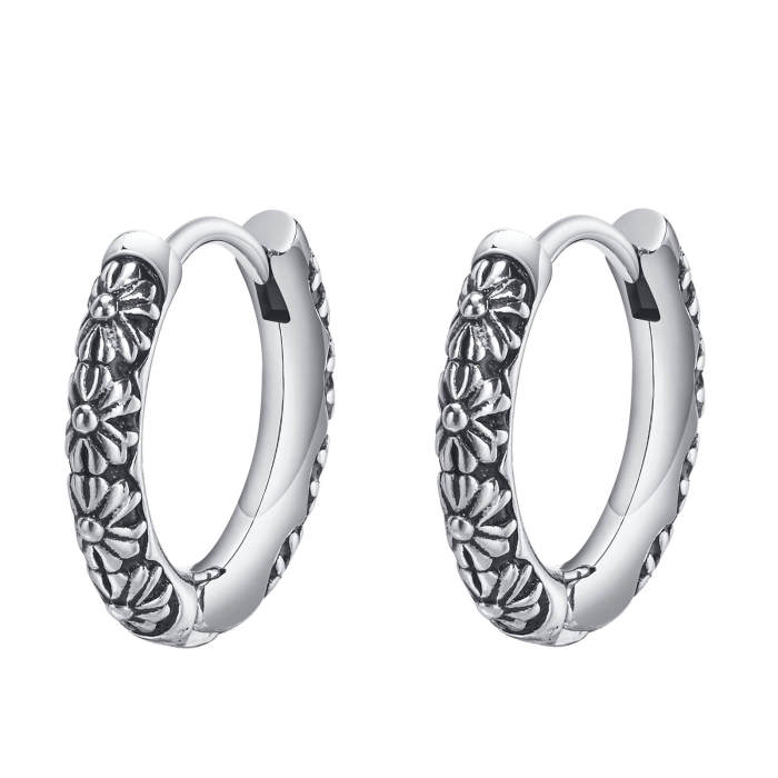 Wholesale Stainless Steel Earring with Daisy
