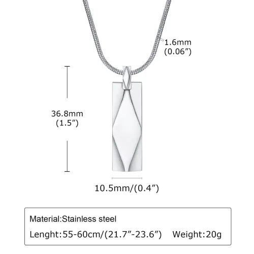 Wholesale Stainless Steel Diamond Pendant