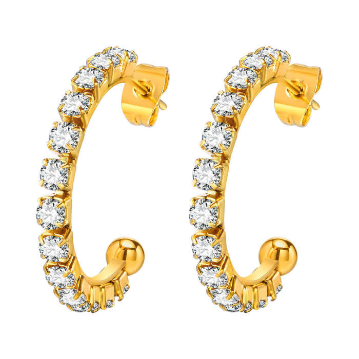 Wholseale Women Fashion Zirconia Earrings