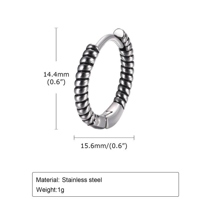 Wholesale Stainless Steel Mens Earring
