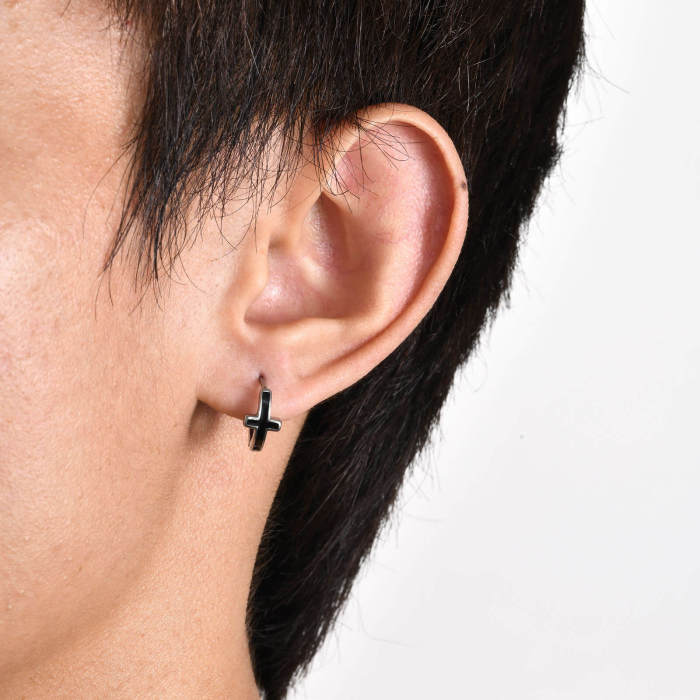 Wholesale Stainless Steel Cross Earrings