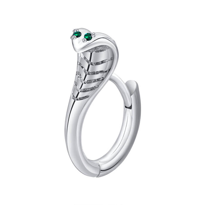 Wholesale Stainless Steel Cobra Earrings