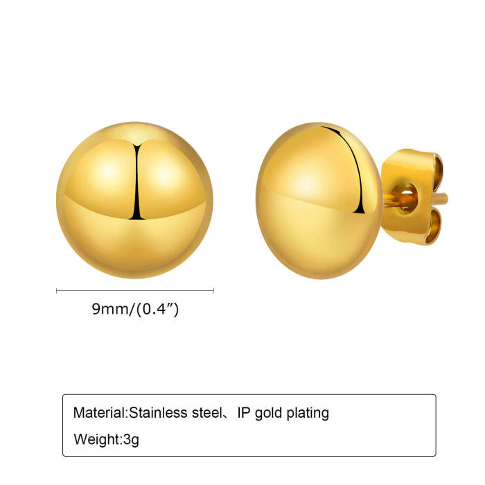 Wholesale Stainless Steel Women Stud Earrings
