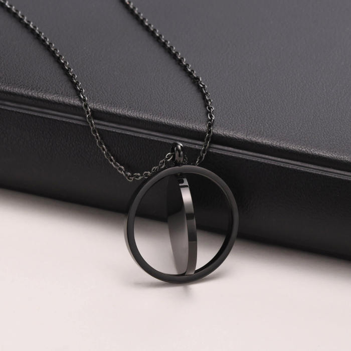 Wholesale Stainless Steel Revolving Necklace