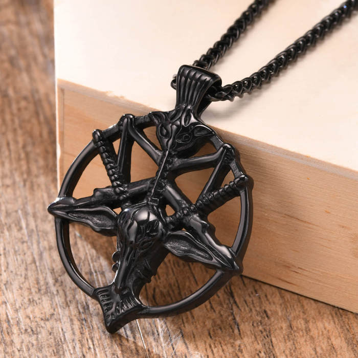 Wholesale Stainless Steel Goat Head Pendant