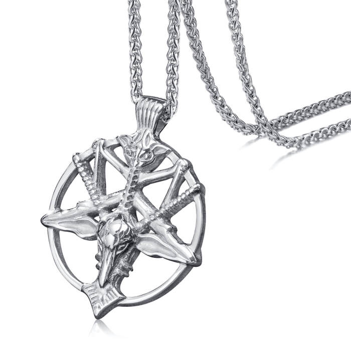 Wholesale Stainless Steel Goat Head Pendant