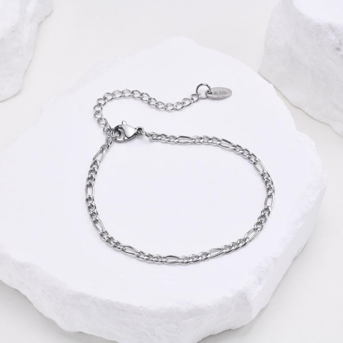 Wholesale Stainless Steel Women NK Chain Bracelet