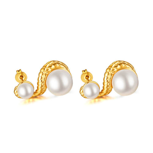 Wholesale Stainless Steel Women Earring with Pearl