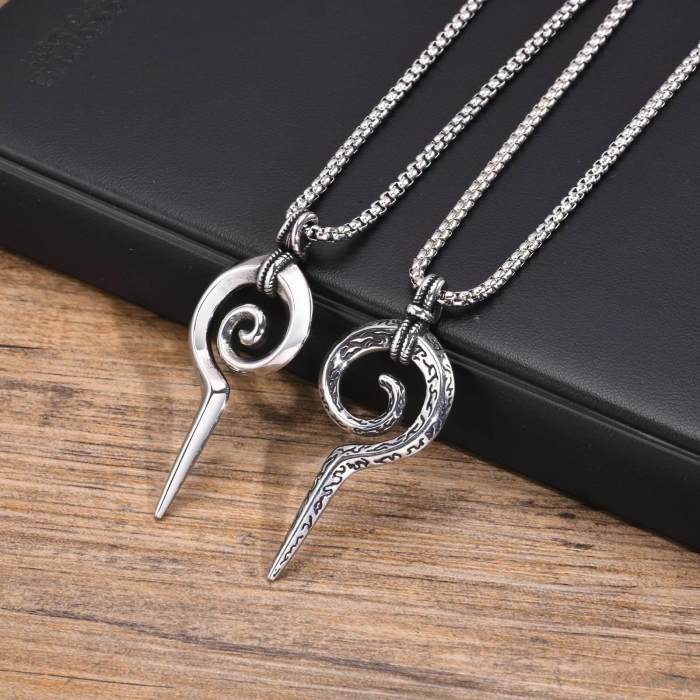 Wholesale Stainless Steel Rune Pendant