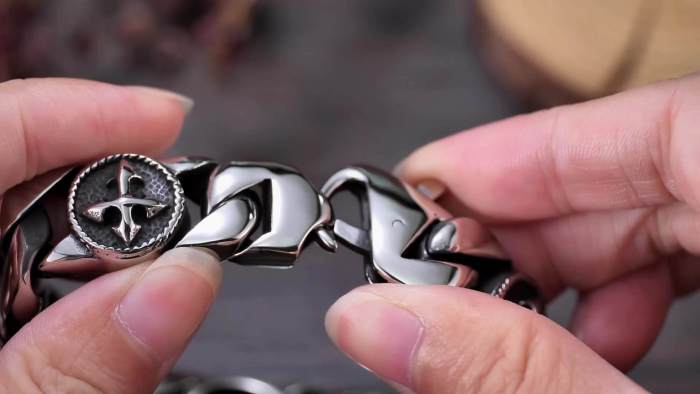 Wholesale Stainless Steel Men Cross Bracelet