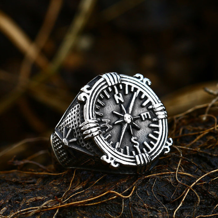 Wholesale Stainless Steel Mens Biker Rings