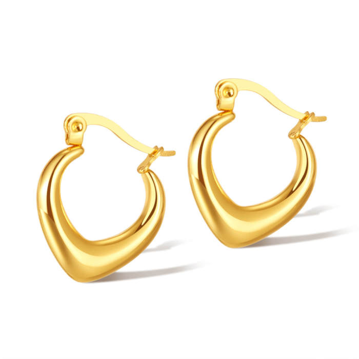 Wholesale Stainless Steel Heart Earrings