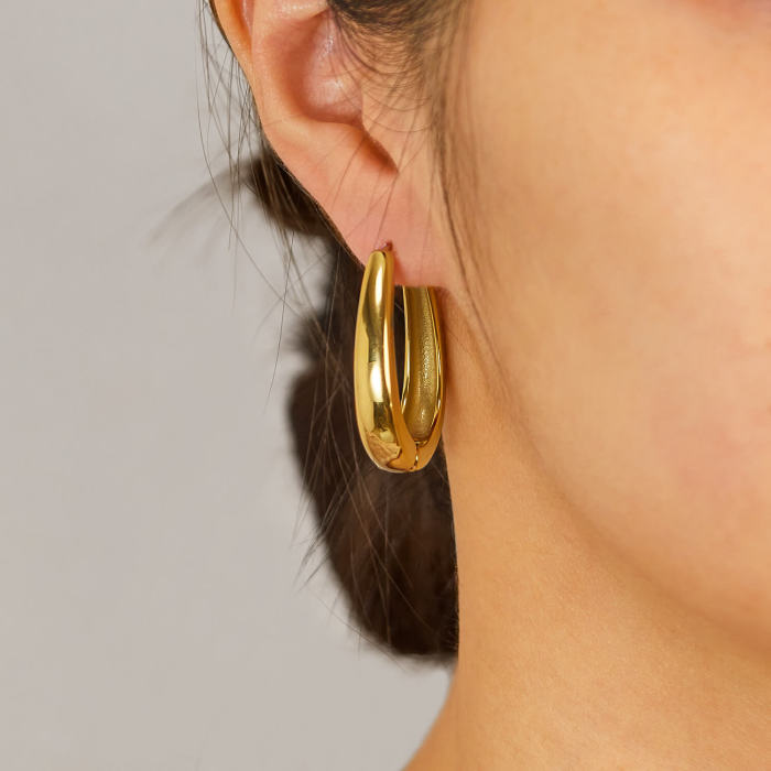 Wholesale Stainless Steel Fashion Hoop Earring