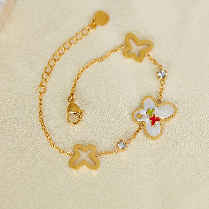Wholesale Stainless Steel Braceleth with Butterfly