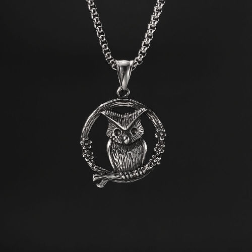 Wholesale Stainless Steel Owl Pendant
