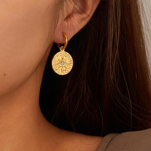 Wholesale Stainless Steel Women Charm Earring