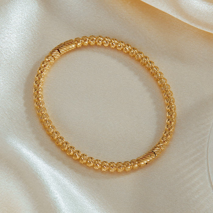 Wholesale Stainless Steel Gold Plated Bangles