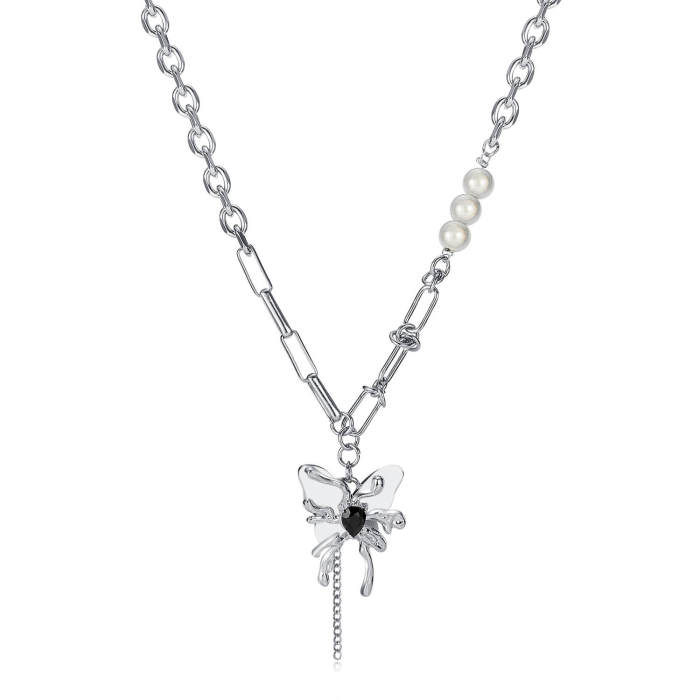 Wholesale Alloy Pendant Stainless Steel Chain Necklace