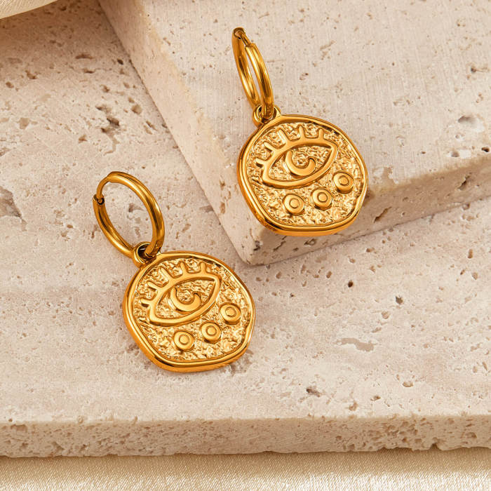Wholsale Stainless Steel Gold Plated Earrings