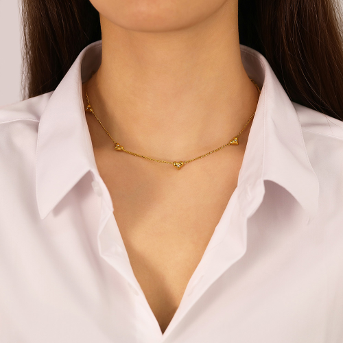 Wholesale Stainless Steel Heart Necklace