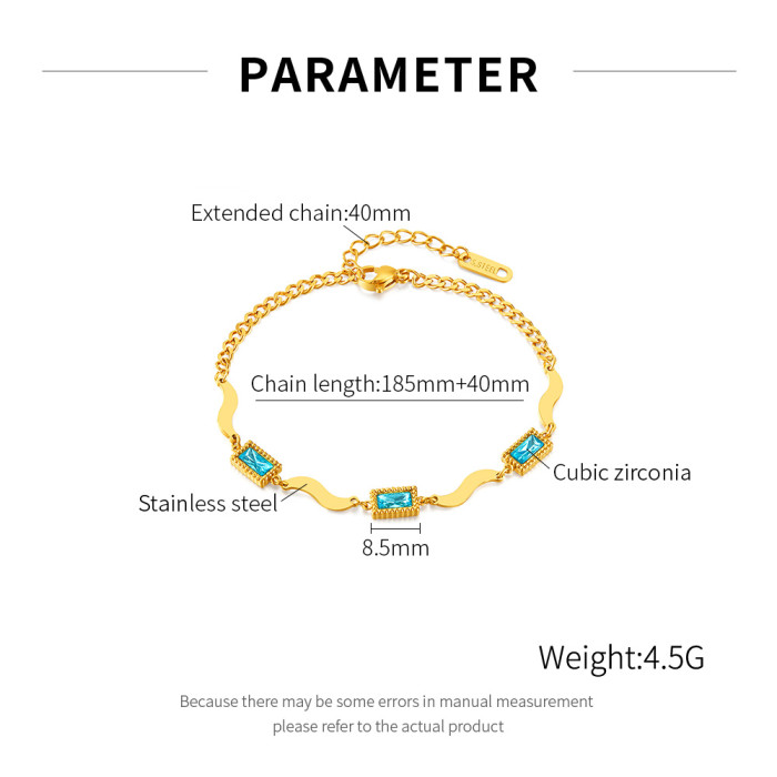 Wholesale Stainless Steel Crystal Bracelet for Women