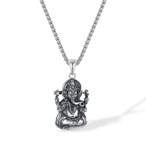 Wholesale Stainless Steel Elephant Necklace