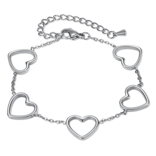 Wholesale Stainless Steel Heart Bracelet