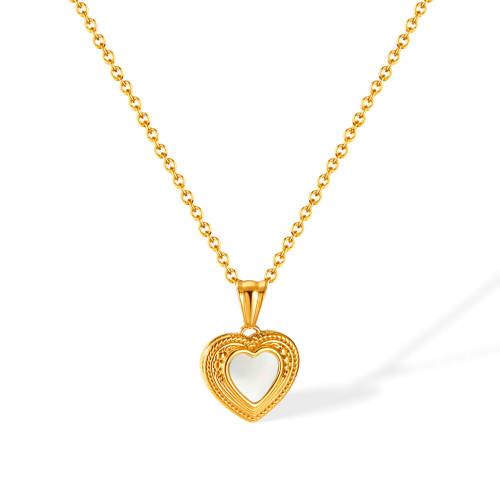 Wholesale Stainless Steel Heart Pendant Necklace