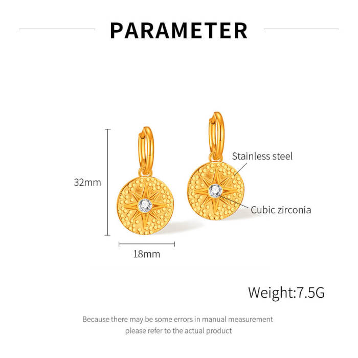 Wholesale Stainless Steel Women Charm Earring