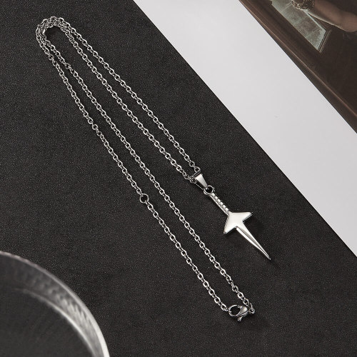 Wholesale Stainless Steel Crossed Sword Pendant