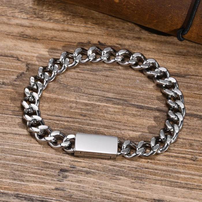 Wholesale Stainless Steel Chunky Bracelet
