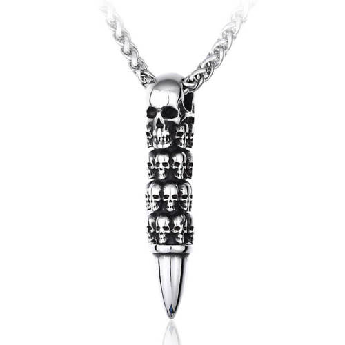 Wholesale Stainless Steel Bullets with Skulls