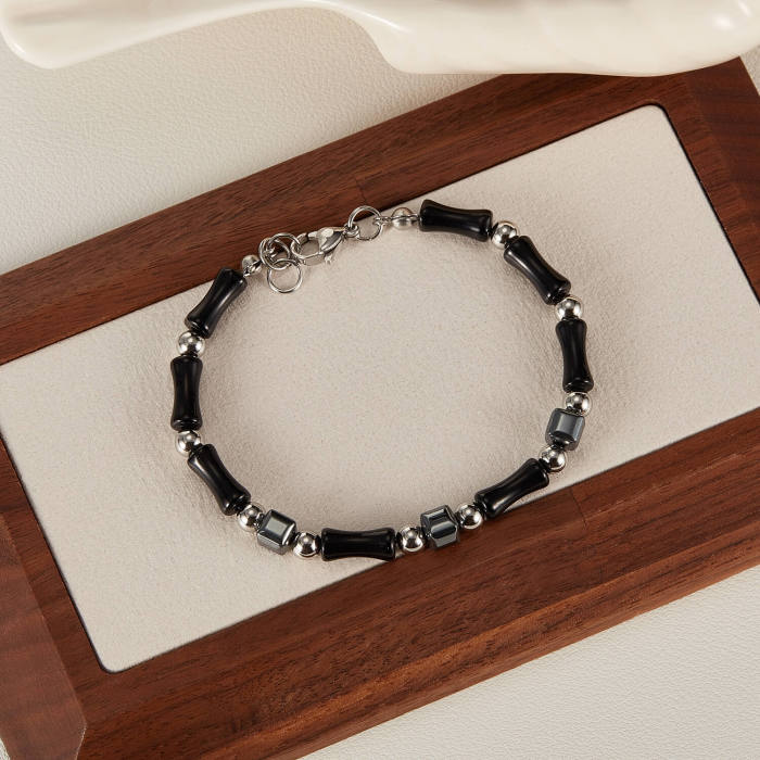 Wholesale Black Gallstone Bracelet