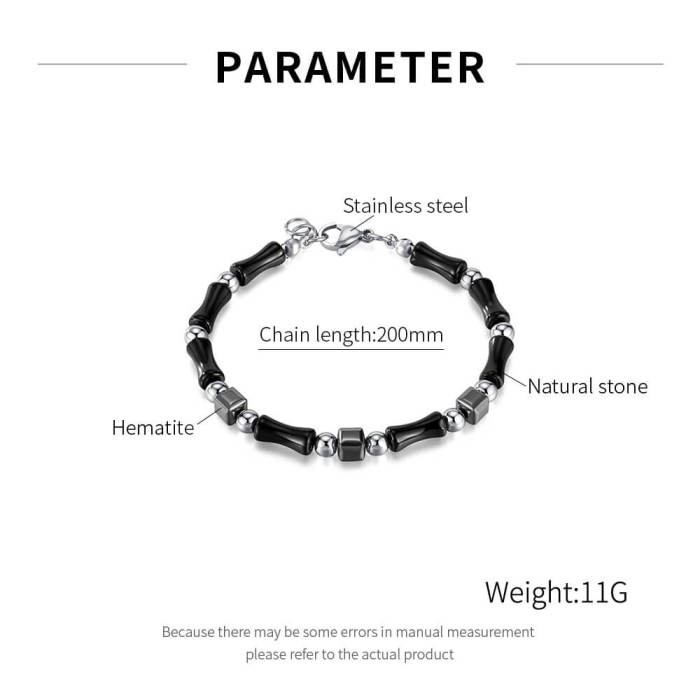 Wholesale Black Gallstone Bracelet
