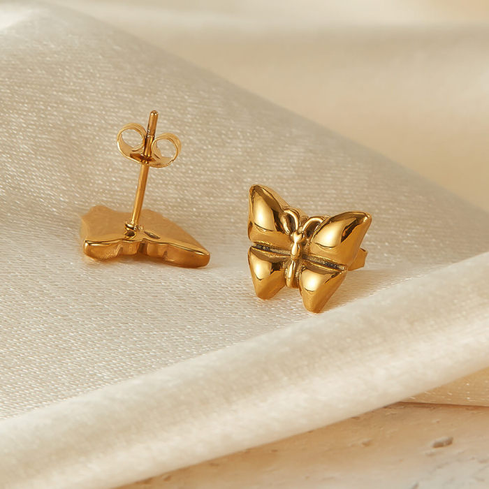 Wholesale Stainless Steel Butterfly Earrings