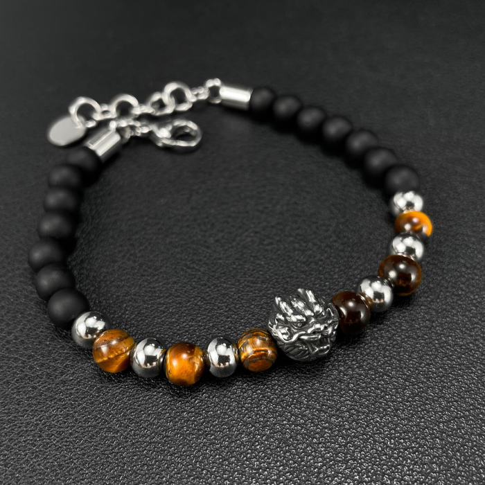Wholesale Tiger Eye Beaded Men's Bracelet