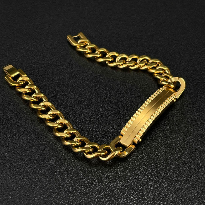 Wholesale Stainless Steel Cuban Chain Bracelet