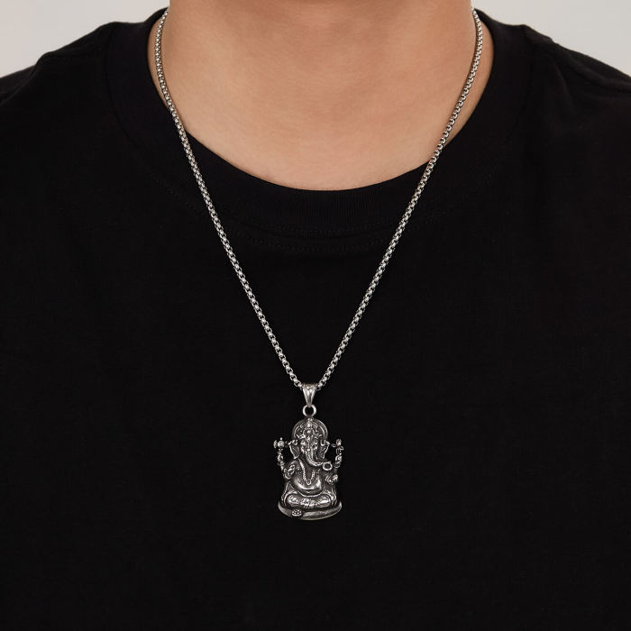 Wholesale Stainless Steel Elephant Necklace