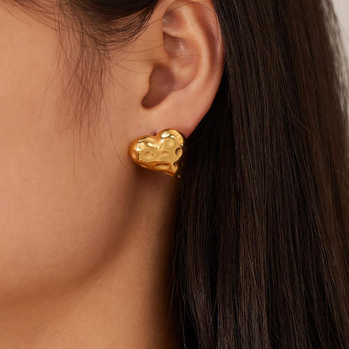 Wholesale Stainless Steel Heart Earring