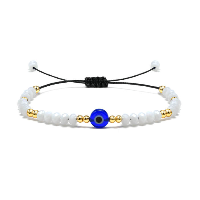 Wholesale Devil's Eye Color Beads Bracelet