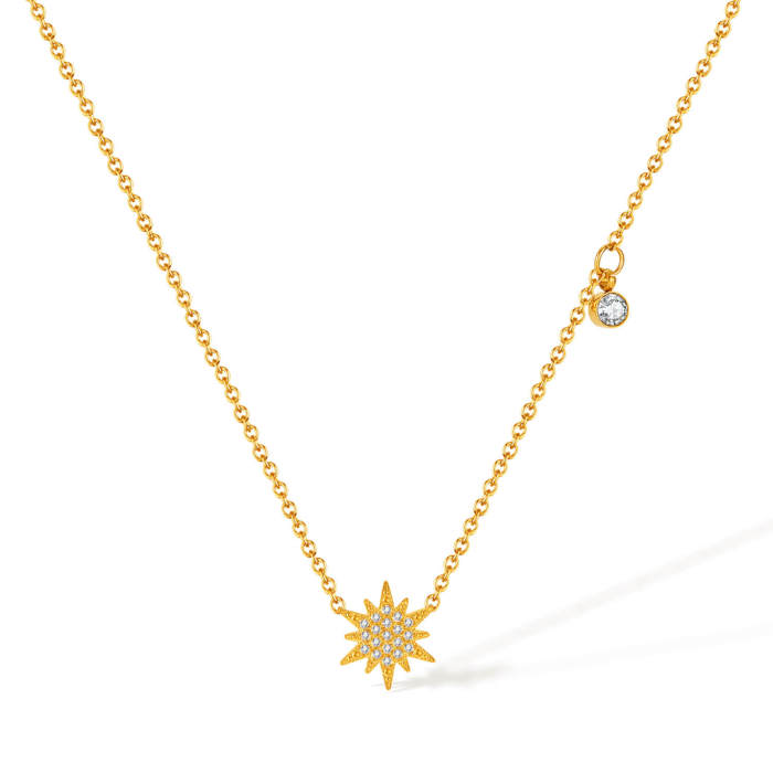 Wholesale Stainless Steel Sunflower Pendant
