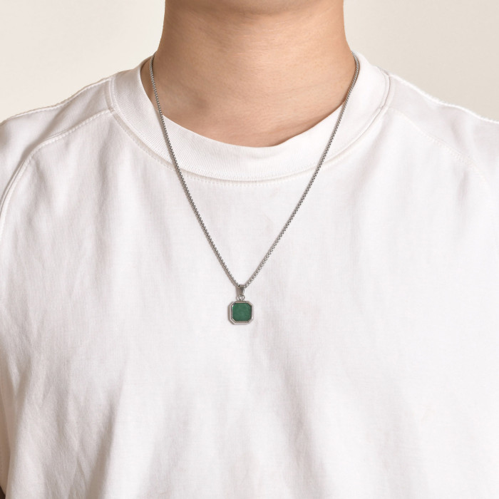 Wholesale Stainless Steel Pendant with Stone