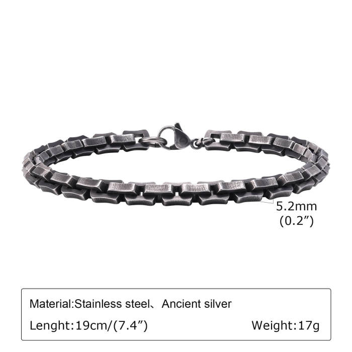 Wholesale Stainless Steel Vintage Handmade Bracelet
