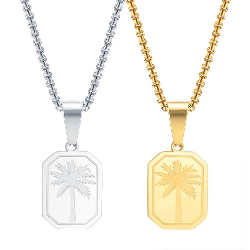 Wholesale Stainless Steel Palm Tree Pendant