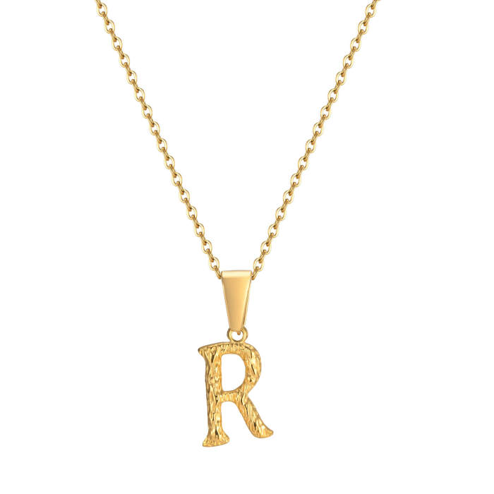 Wholesale Stainless Steel Alphabet Pendant